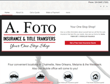 Tablet Screenshot of afotoinsuranceandtitle.com